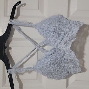 Aerie M blue lace bralette